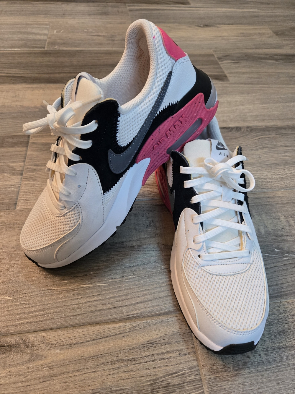 Nike Women’s Air Max Casual Sneakers - White, Black & Pink